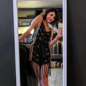 Cleobella fringe romper